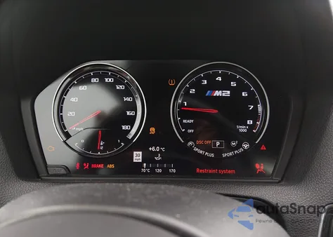 2019 BMW M2 Competition z USA, uszkodzony, nr VIN WBS2U7C51K7D42401